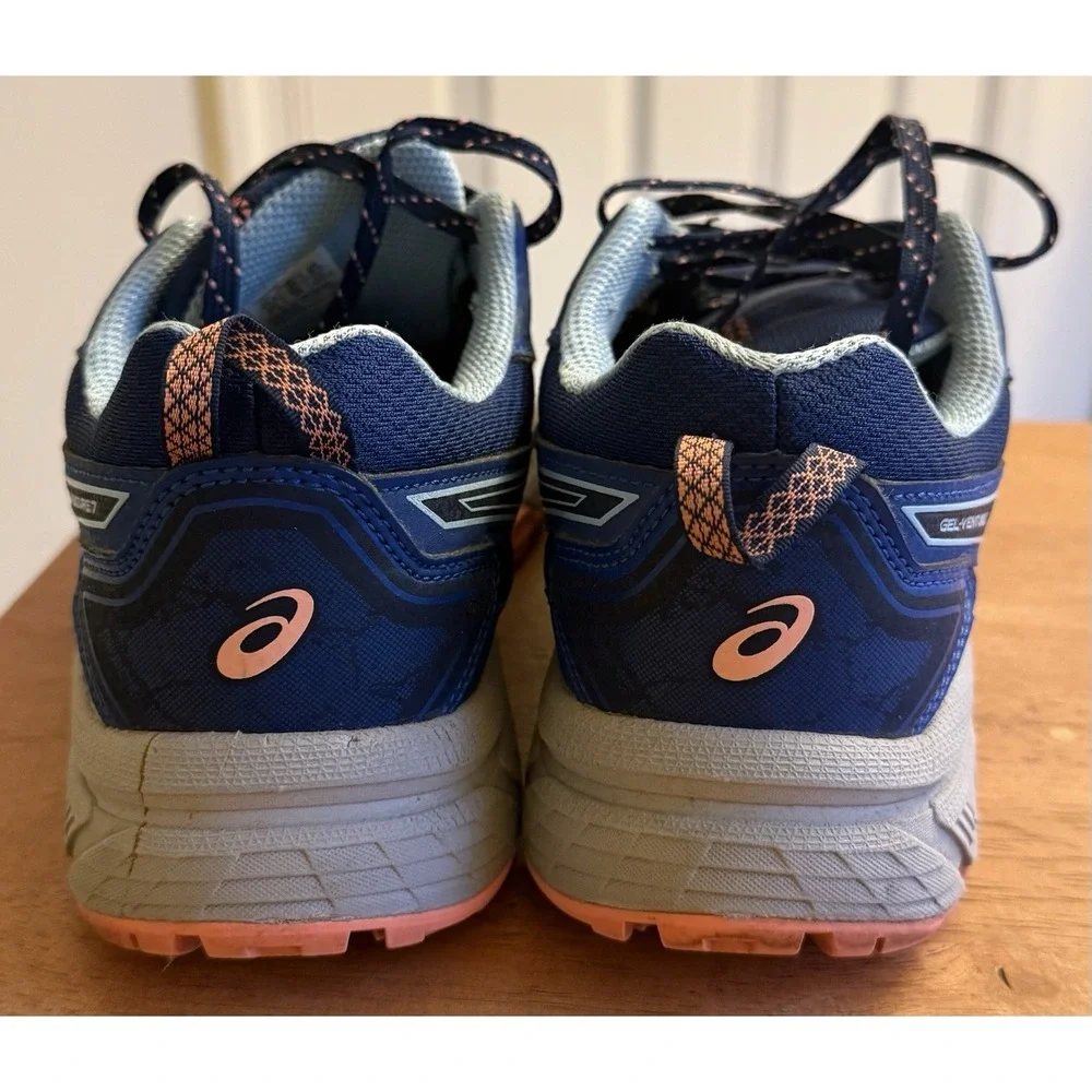 Asics Gel Venture 7 Running Sneakers Blue Mesh Lace Up Woman's 8.5